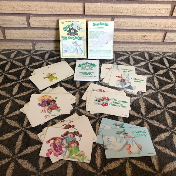 80's "Cabbage Patch Kids" Card Game - 80's Game - Ages 4 - 8 - Doll Collectible - Picture 1 of 10